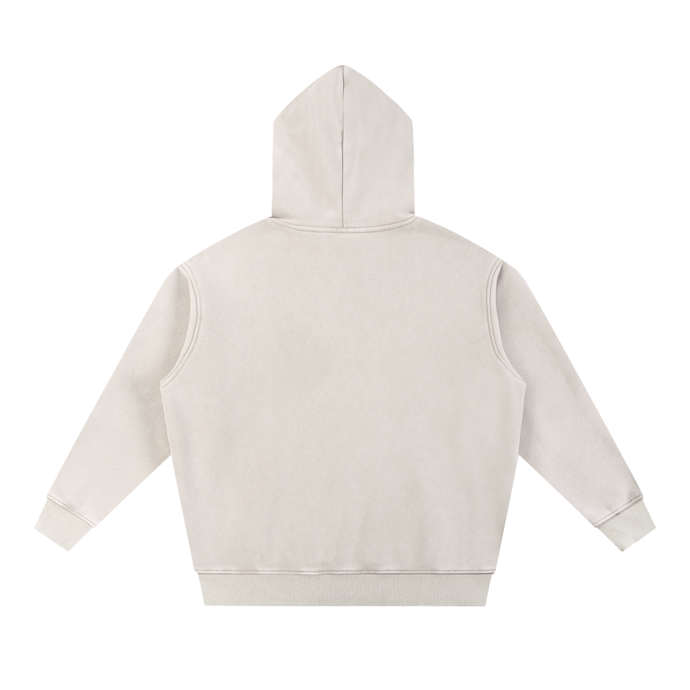 PESCHOCHO Snow Wash Fleece Oversize Hoodie