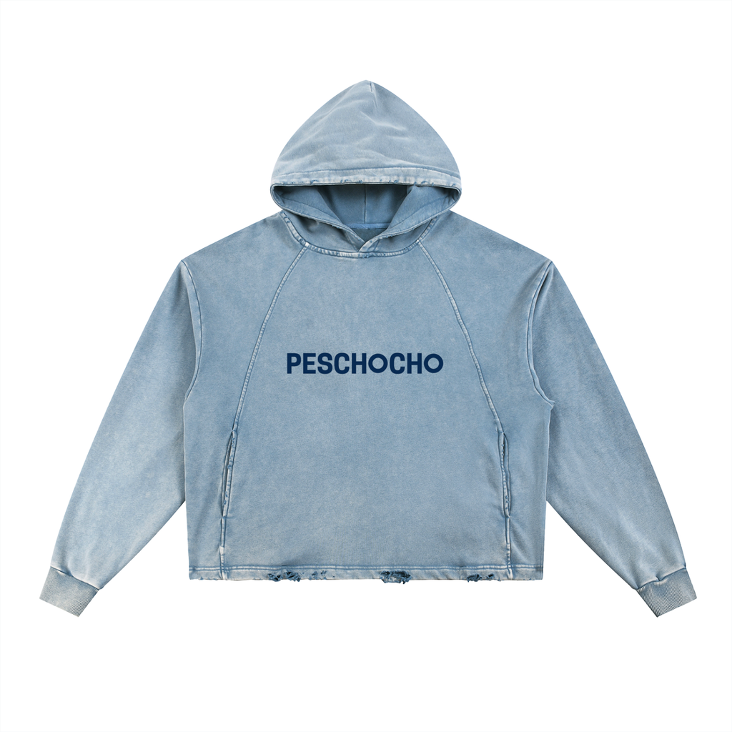 PIERCE THE VEIL Vintage Washed Frayed-Hem Hoodie
