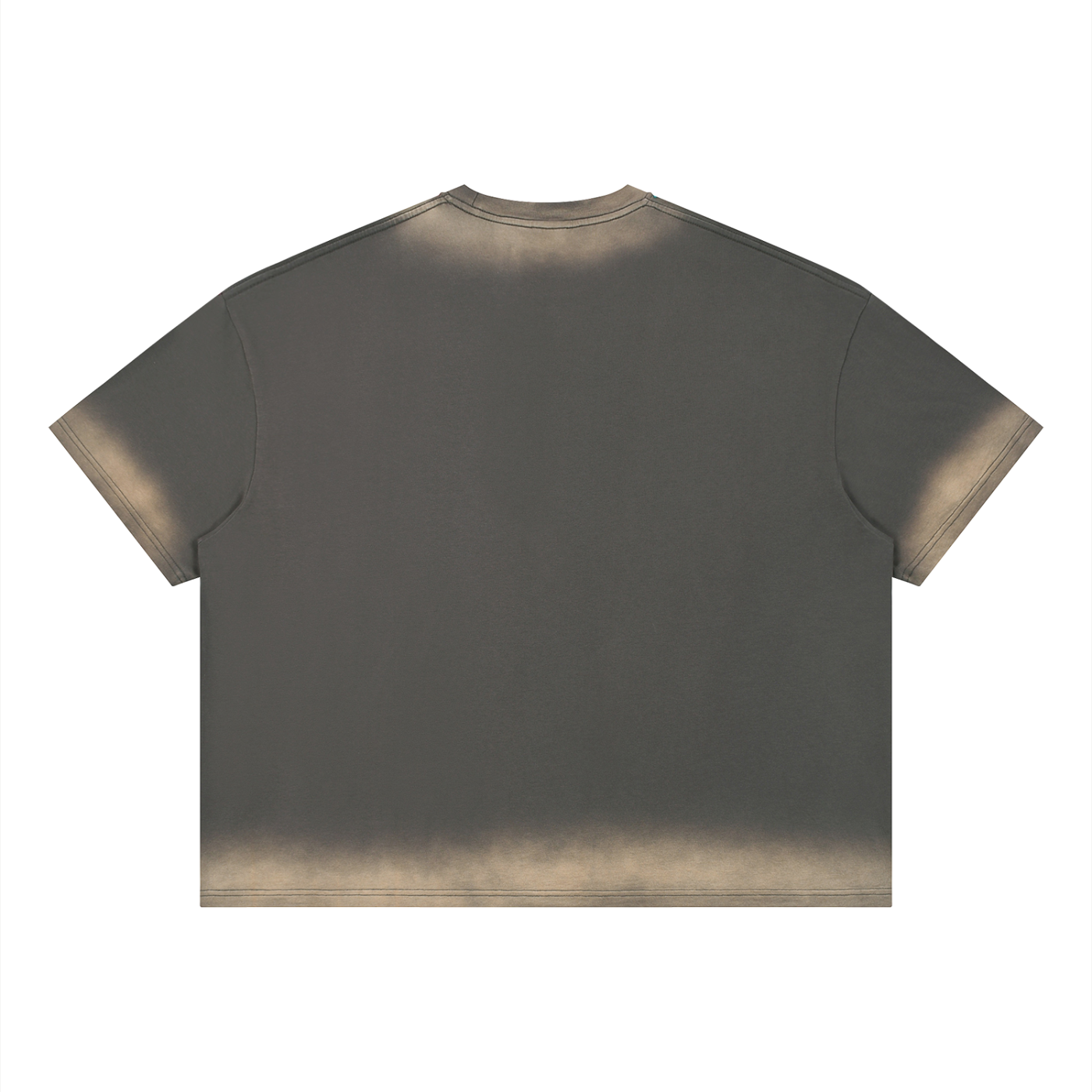 PESCHOCHO Unisex Boxy Sunfade Vintage Wash T-Shirt