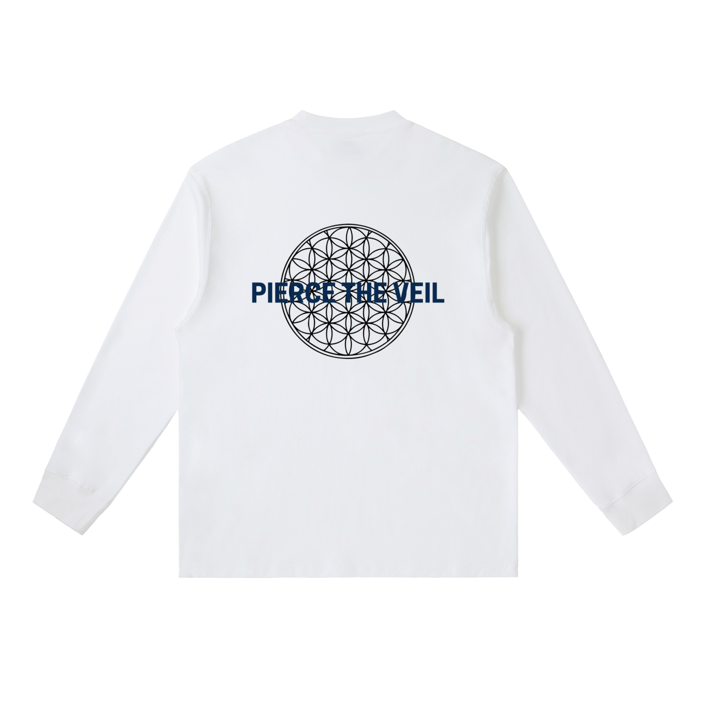 PESCHOCHO X PIERCE THE VEIL Essential Crewneck Long-Sleeve T-Shirt