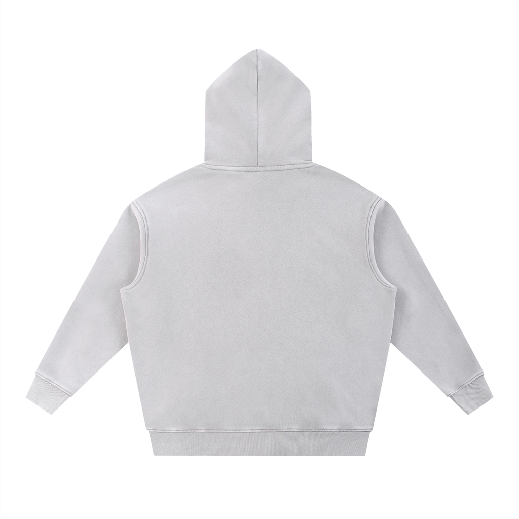 PESCHOCHO Snow Wash Fleece Oversize Hoodie