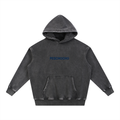 PESCHOCHO Snow Wash Fleece Oversize Hoodie