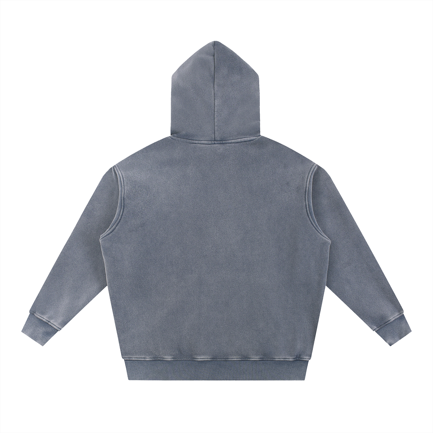 PESCHOCHO Snow Wash Fleece Oversize Hoodie