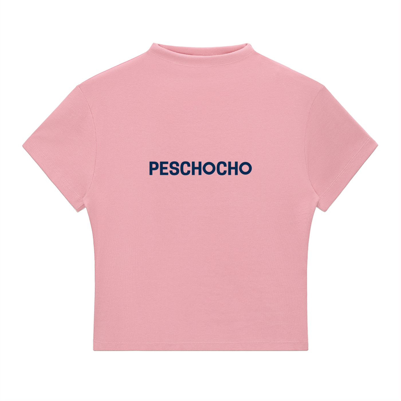 PESCHOCHO Essential Slim Fit Mock Neck T-Shirt