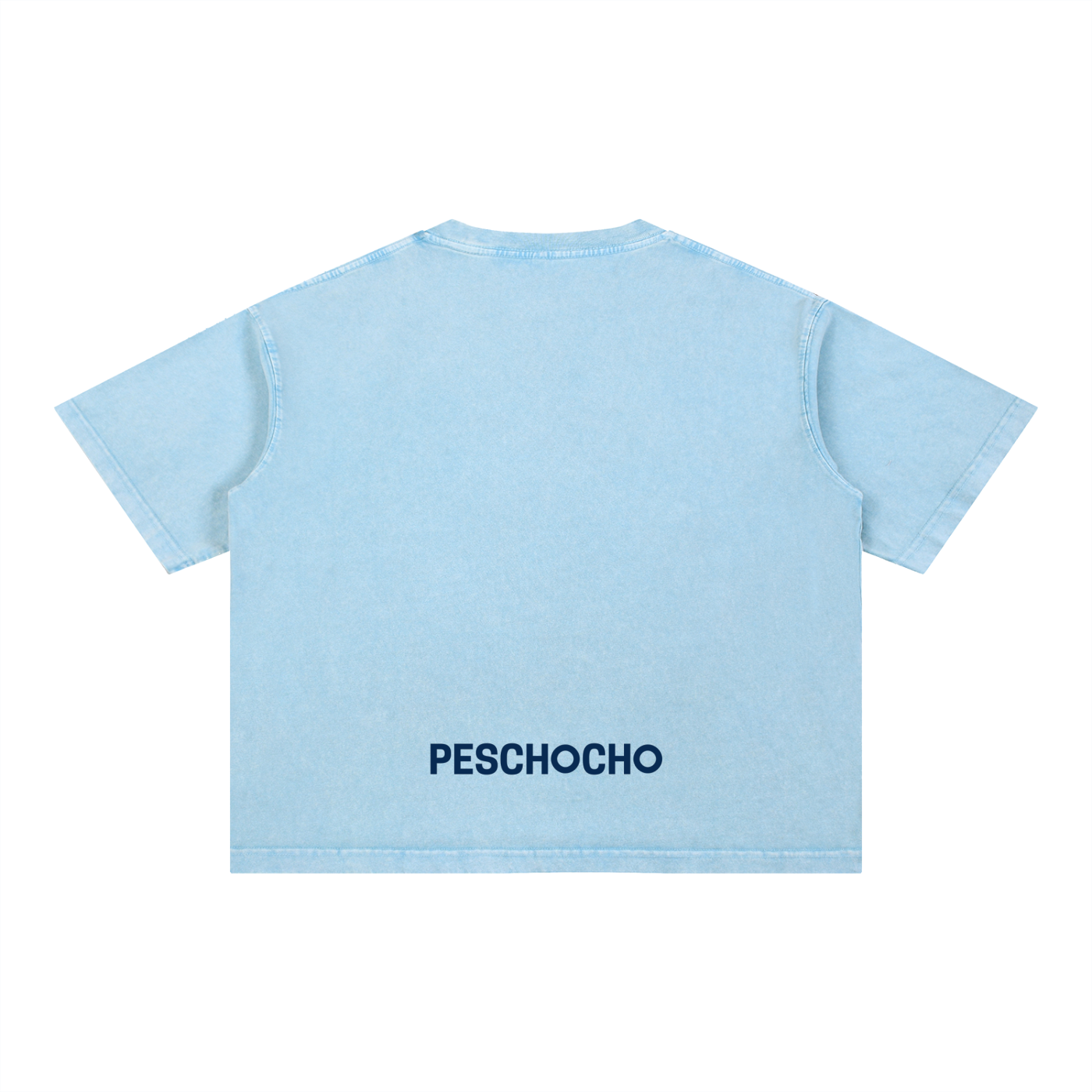PESCHOCHO Mineral Wash Boxy Cotton T-Shirt