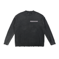 PESCHOCHO Vintage Washed Hand-Frayed Sweater